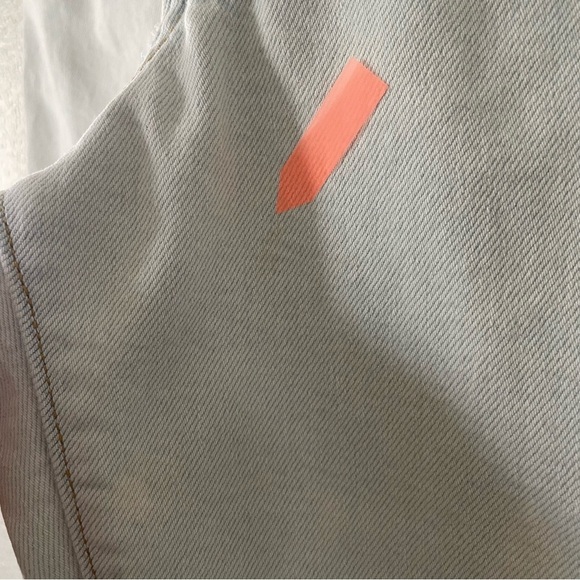 Levi's Ribcage Straight Ankle Jeans Women's 29 Light Blue Wash Ripped Distressed - Picture 6 of 15